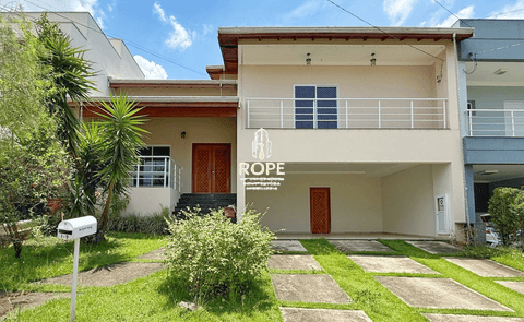 Casa para alugar sobrado com piscina e 3 suítes no Condomínio Portal do Itaici em Indaiatuba.
