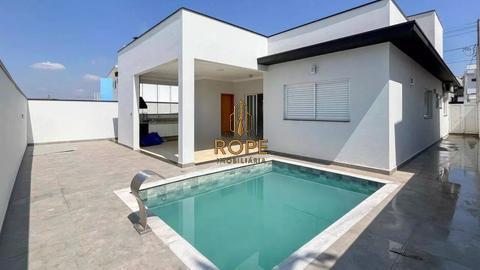 Casa para alugar em Salto com 3 quartos e piscina no Condomínio Central Parque